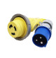 Marine IEC Cordset - 1 m - Yellow Color - 16 A - 230 V - F1601IEC-SY-AM - FURRION